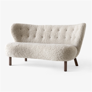 &Tradition Little Petra Sofa VB2 - Olieret Valnød/Sheepskin Moonlight